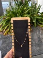 Beautiful flower design Golden Necklace✨ - Image 3