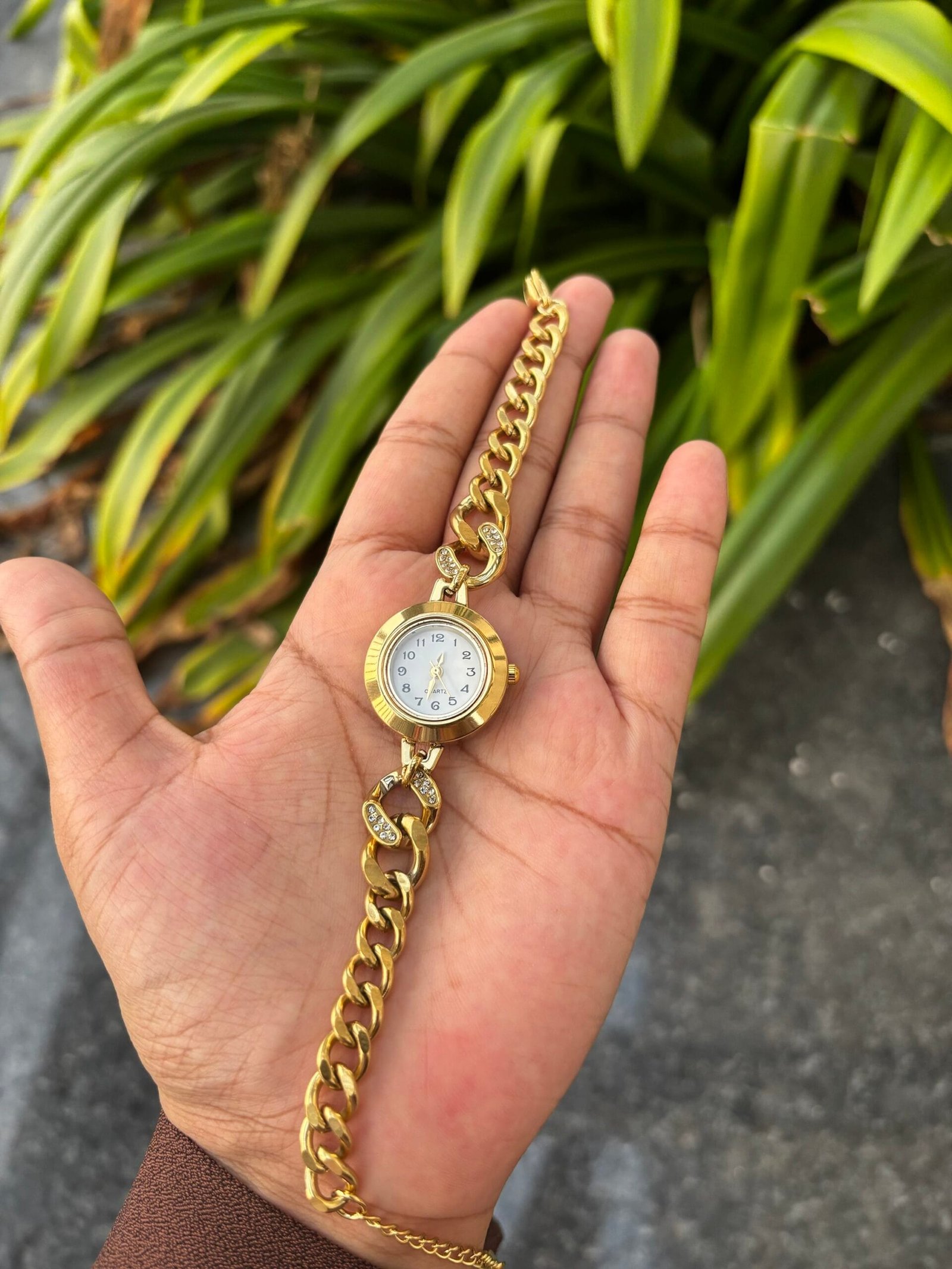 img_2872 Beautiful Bracelet design Golden watch✨ - Image 1