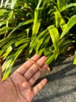 Beautiful Golden open bangle ✨Diameter 5,5.5cm suits 2,2.2 bangle size - Image 2