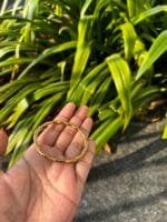 Beautiful Golden open bangle ✨Diameter 5,5.5cm suits 2,2.2 bangle size - Image 3