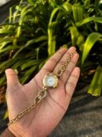 Beautiful Bracelet design Golden watch✨