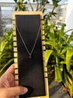 Beautiful Red stone Golden Necklace ❤️ - Image 2