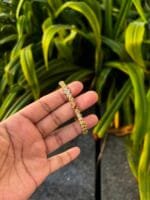 Beautiful stainless steel Golden Open bangle✨