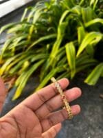 Beautiful stainless steel Golden Open bangle✨ - Image 2