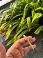 Beautiful stainless steel Golden Open bangle✨ - Image 4