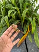 Beautiful stainless steel Golden Open bangle✨ - Image 2