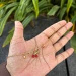 Beautiful cherry design Golden Bracelet 🍒