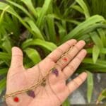 Beautiful fruits charm Bracelet🍇🍓💄