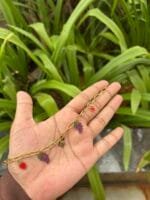 Beautiful fruits charm Bracelet🍇🍓💄