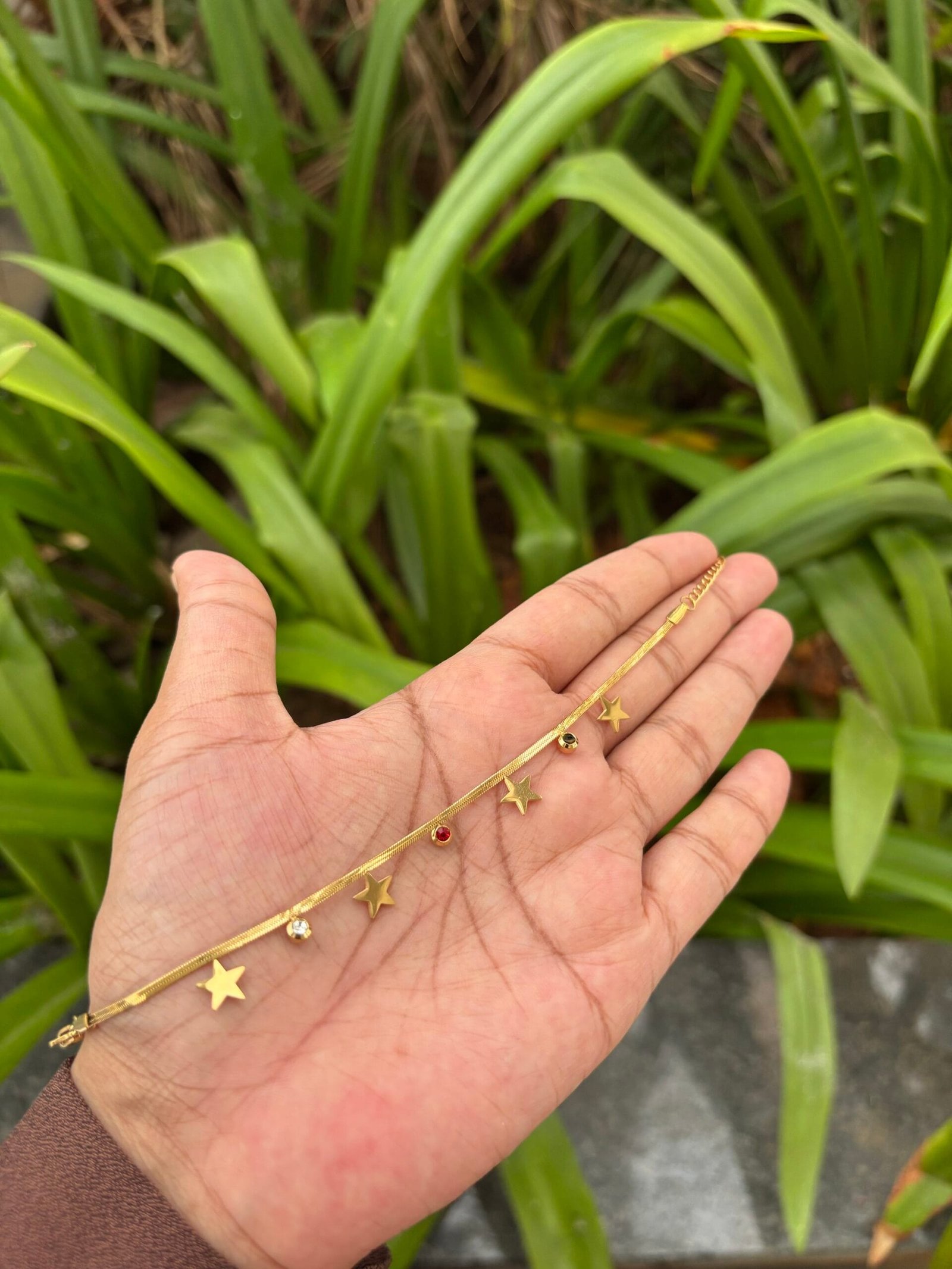 img_5309 Beautiful star design Golden Bracelet🌟 - Image 1