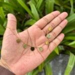 Beautiful Green charm Golden Necklace✨