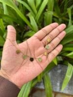 Beautiful Green charm Golden Necklace✨