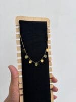 Beautiful Green charm Golden Necklace✨ - Image 2