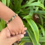 Beautiful multicolour triangle design baby bangle✨Diameter 5,5.5cm suits 2,2.2 bangle size