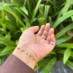 Beautiful Multicolour Golden Bracelet 🌸 1870