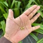 Beautiful Bow Golden Necklace 🎀 1859