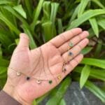 Beautiful Multicolour Heart Golden Necklace ❤️ 1865