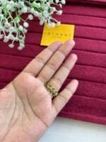 Beautiful Leaf Golden Adjustable Ring 🌸 1839