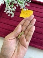 Beautiful Leaf Golden Adjustable Ring 🌸 1839 - Image 2