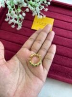 Beautiful Leaf Golden Adjustable Ring 🌸 1839 - Image 3
