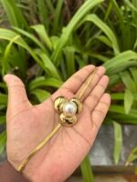 Beautiful big flower statement Golden bracelet😍🌟