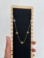 Beautiful Flower Golden Necklace 🌸 1888 - Image 2