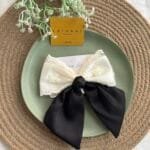 Beautiful Black Bow Clip For Kids 🌸 1894