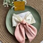 Beautiful White & Pink Bow Clip For Kids 🌸 1893