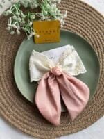 Beautiful White & Pink Bow Clip For Kids 🌸 1893