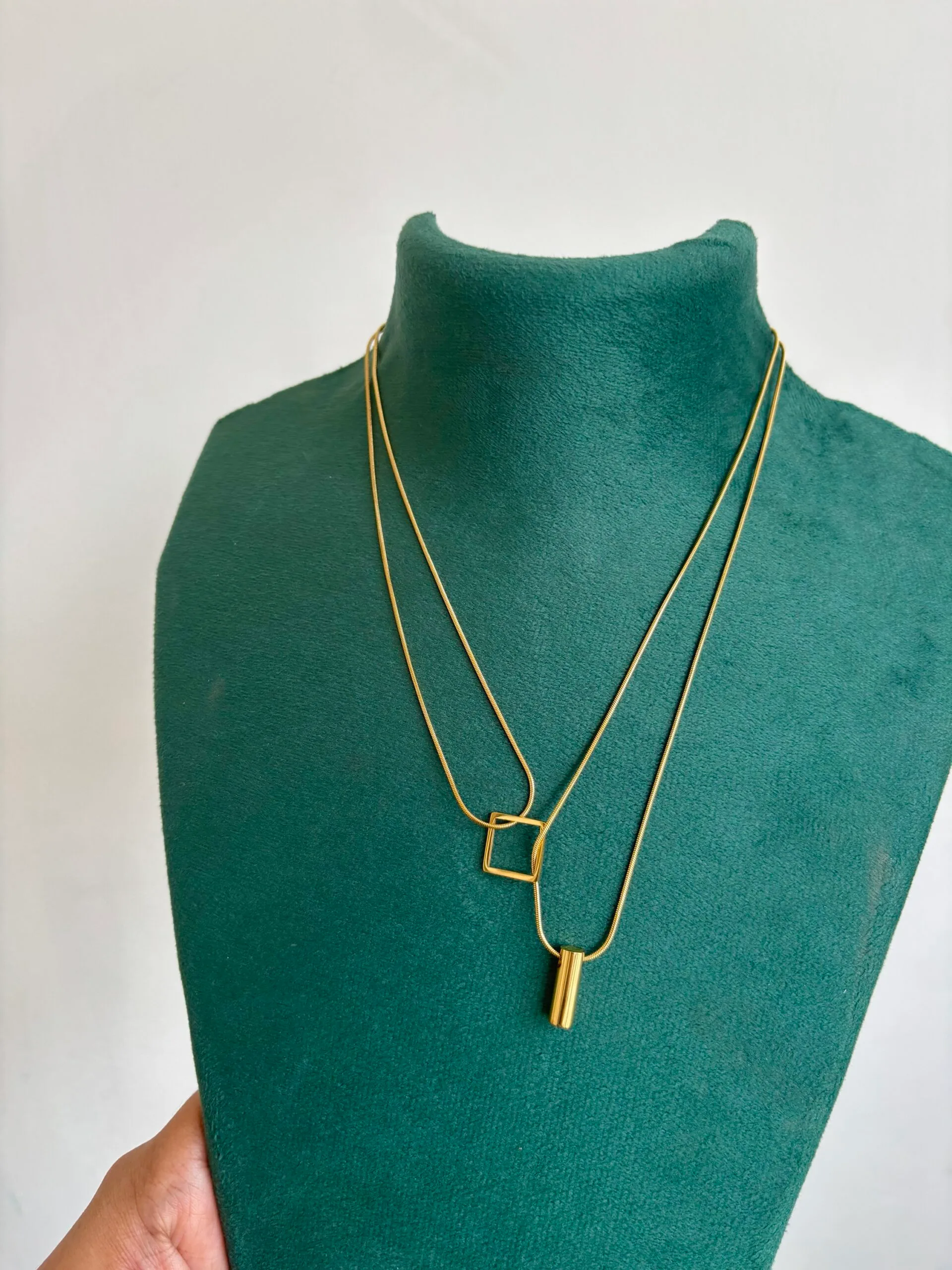 Beautiful double layer styling designer Necklace 🌸 1946 - Image 4