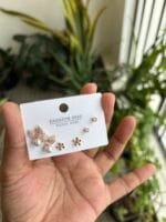 Beautiful Rosegold Earrings Combo😍1921