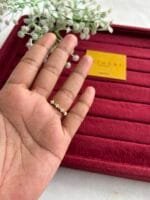 Beautiful minimal design pearl Adjustable size Rings😍1909 - Image 3