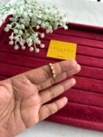 Beautiful minimal design pearl Adjustable size Rings😍1909 - Image 2