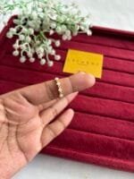 Beautiful minimal design pearl Adjustable size Rings😍1909 - Image 4