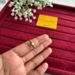 Beautiful minimal design single pearl Adjustable  size Ring✨1910