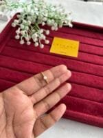 Beautiful minimal design single pearl Adjustable  size Ring✨1910