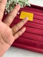 Beautiful minimal leaf design Adjustable Size Ring✨1911 - Image 2