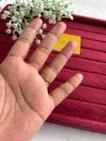 Beautiful minimal square single stone Adjustable Ring✨1908 - Image 3