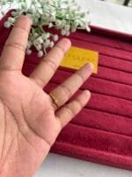 Beautiful minimal square single stone Adjustable Ring✨1908