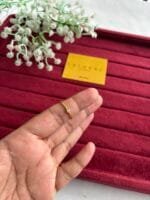 Beautiful minimal square single stone Adjustable Ring✨1908 - Image 2