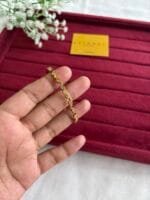 Beautiful moon design Golden open bangle😍1925