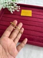 Beautiful moon design Golden open bangle😍1925 - Image 2