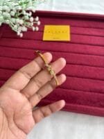 Stainless steel Beautiful Golden open bangle ✨1927