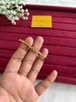 Stainless steel Beautiful Golden open bangle ✨1927 - Image 2