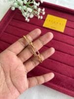 Stainless steel Beautiful open bangle 😍✨1931