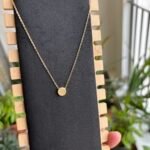 Beautiful Circle Golden Necklace 🌸 1963