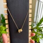 Beautiful Two Circle Golden Necklace 🌸 1965