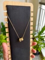 Beautiful Two Circle Golden Necklace 🌸 1965