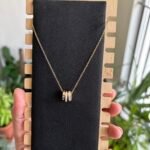 Beautiful Three Circle Golden Necklace 🌸 1966