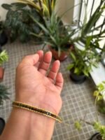 Beautiful Emerald Green Golden Bracelet 😍👌1978